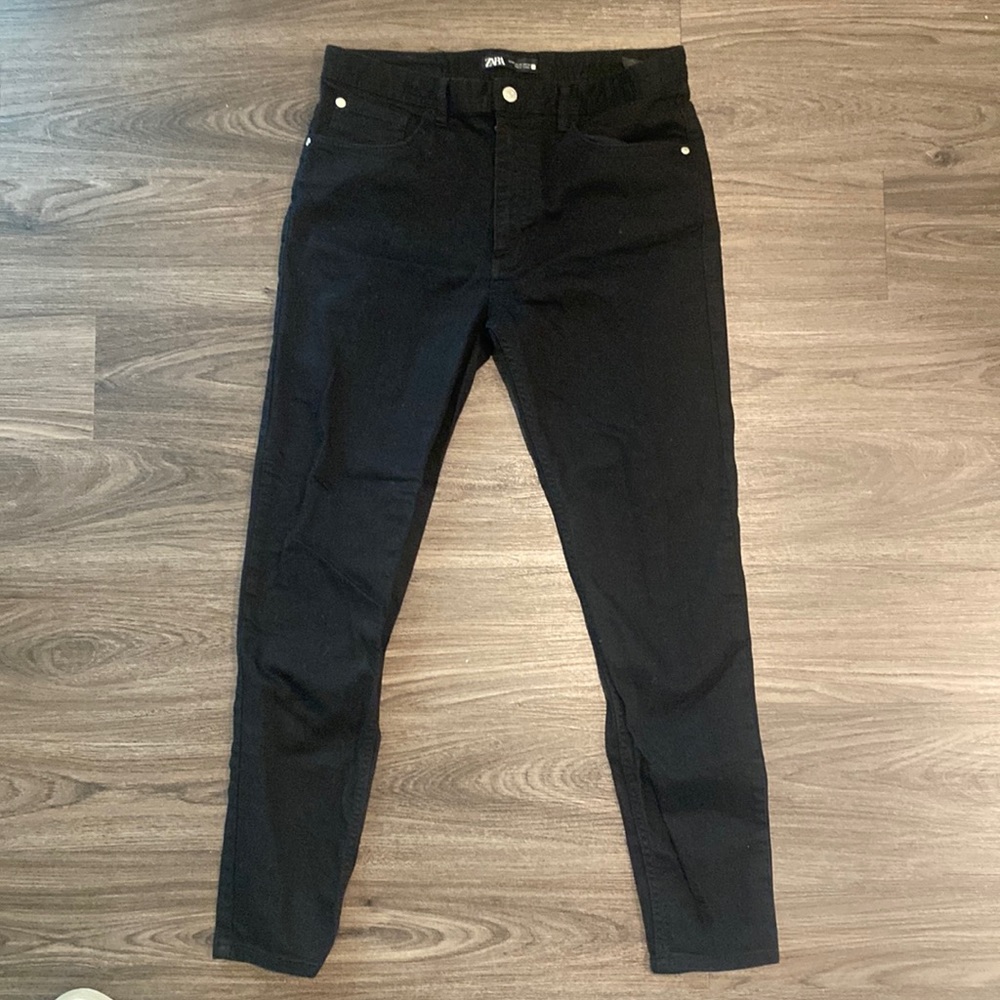 ZARA black denim jeans